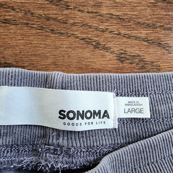 Sonoma Goods For Life Purple Utility Capri Pants Large Hiking Gorpcore Summer - Picture 2 of 8